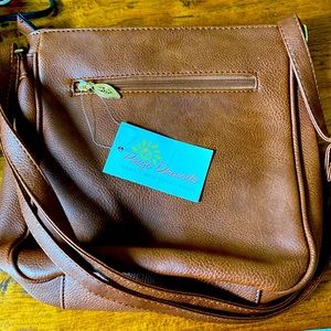 NWT Dark Brown Paige Danielle Purse